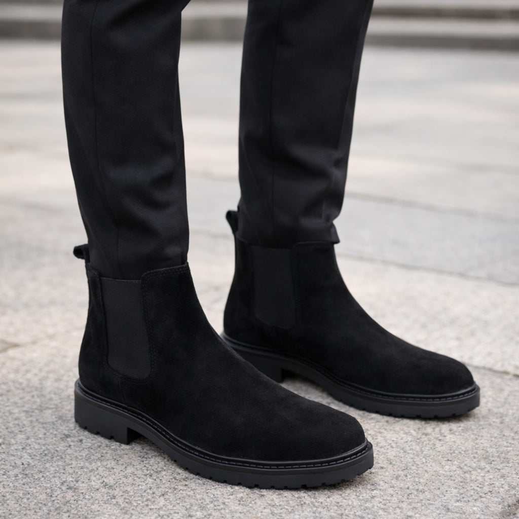 Hope Stivaletto Chelsea Artigianale in Camoscio