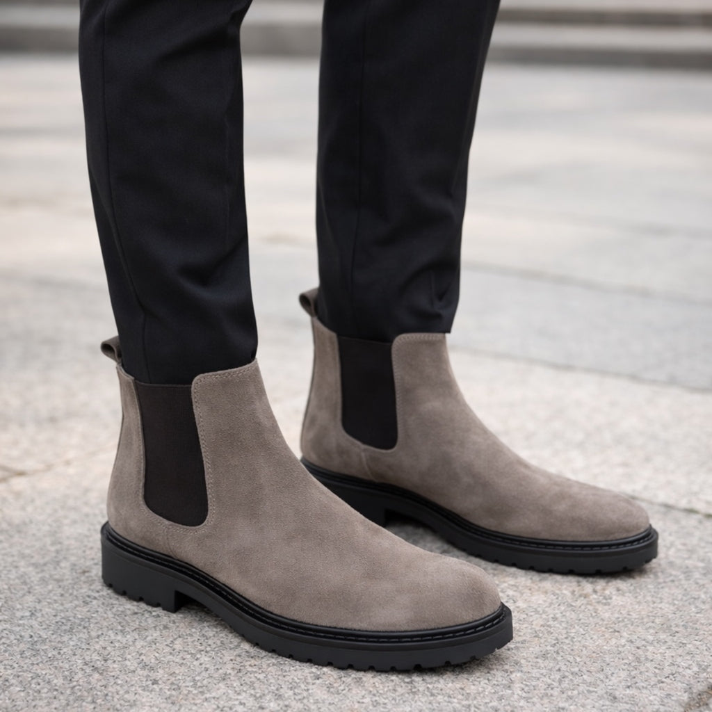 Hope Stivaletto Chelsea Artigianale in Camoscio