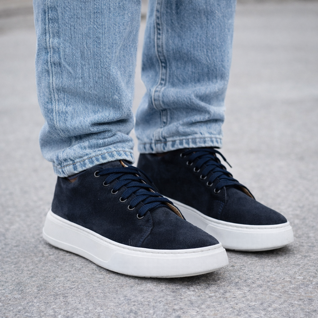 Burnout Sneakers in Camoscio