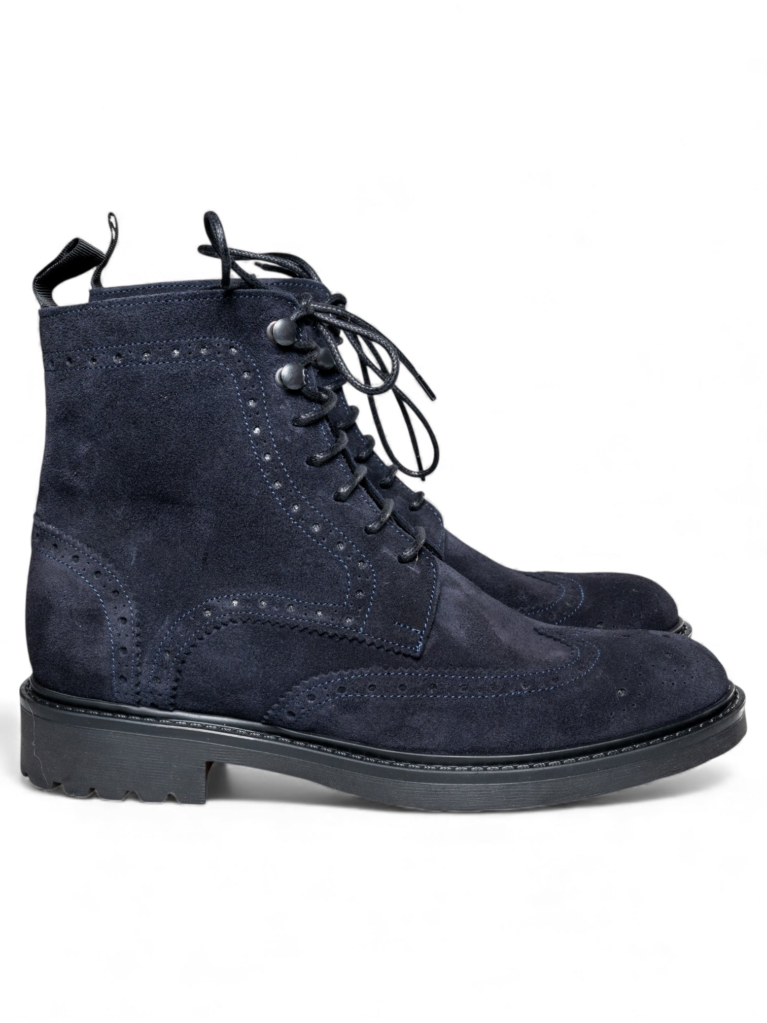 Wolf Stivaletto in Camoscio con Inserti Decorativi