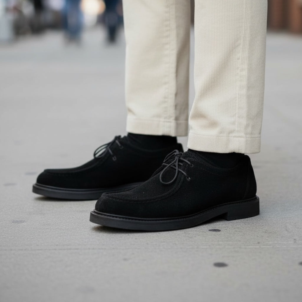 Bojack Derby in Camoscio con Suola Carrarmato