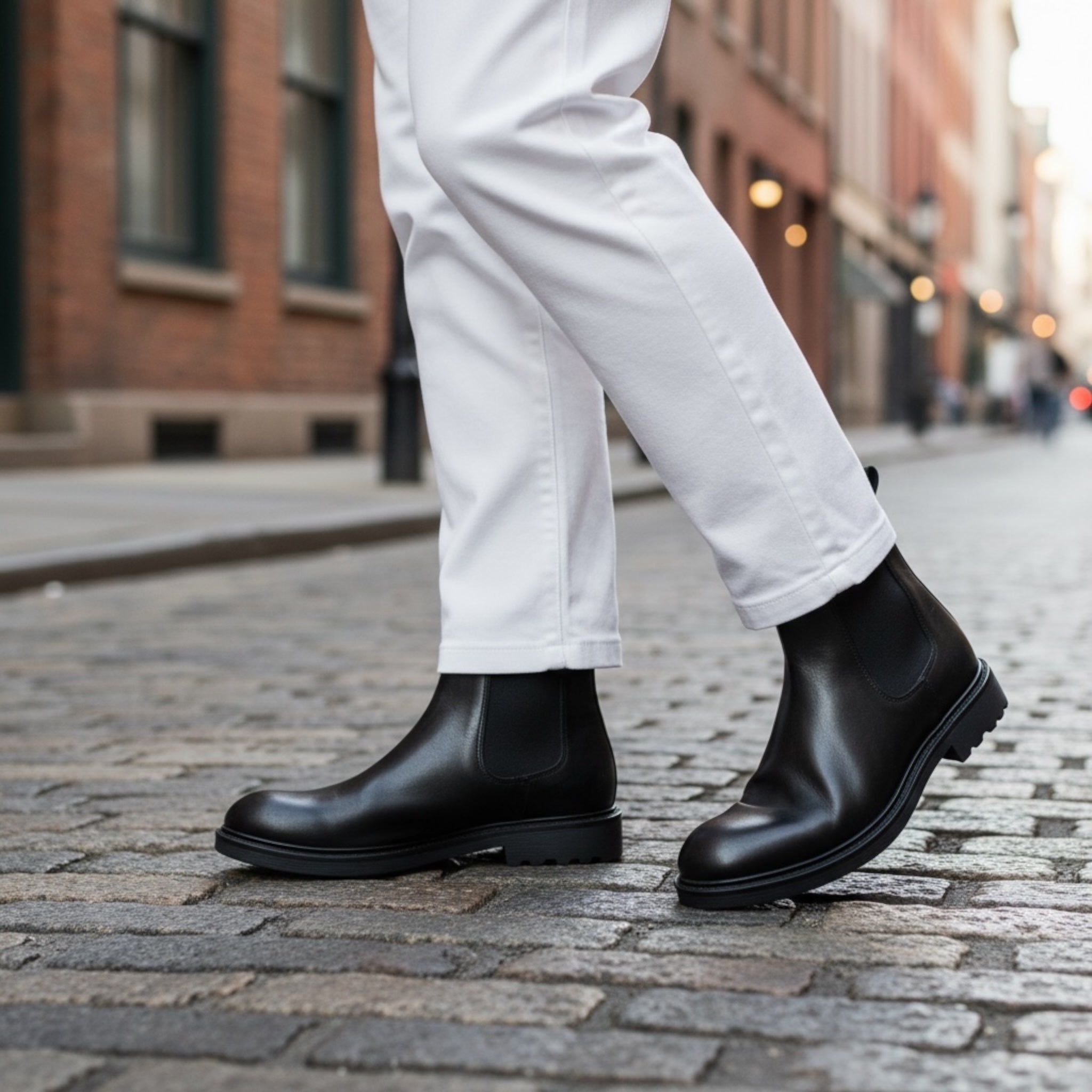 Hope Stivaletto Chelsea Uomo in Pelle