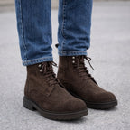 Wolf Stivaletto in Camoscio con Inserti Decorativi