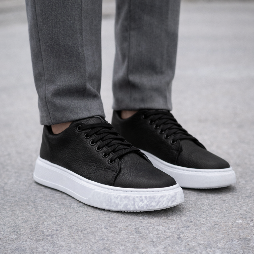 Burnout Sneakers in Pelle Bottalata