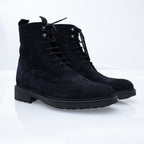 Wolf Stivaletto in Camoscio con Inserti Decorativi